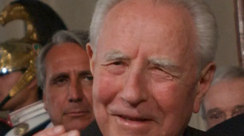 07/05/08 CONSULTAZIONI AL QUIRINALE. NELLA FOTO IL SENATORE A VITA ED EX PRESIDENTE DELLA REPUBBLICA CARLO AZEGLIO CIAMPI