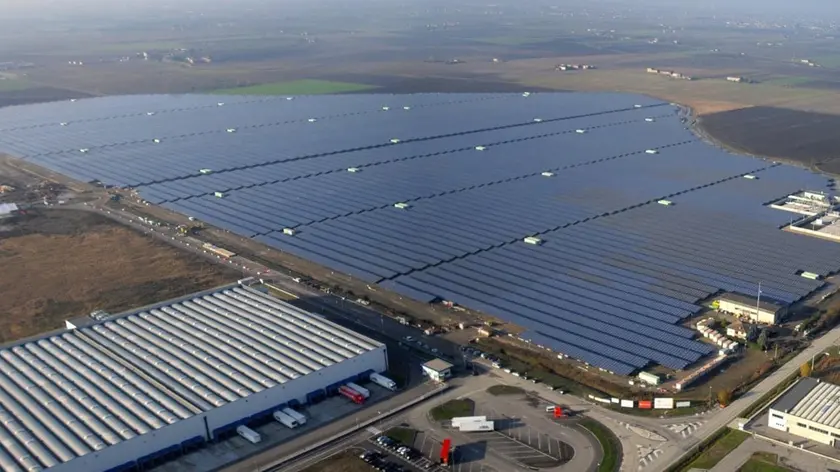 Un parco fotovoltaico