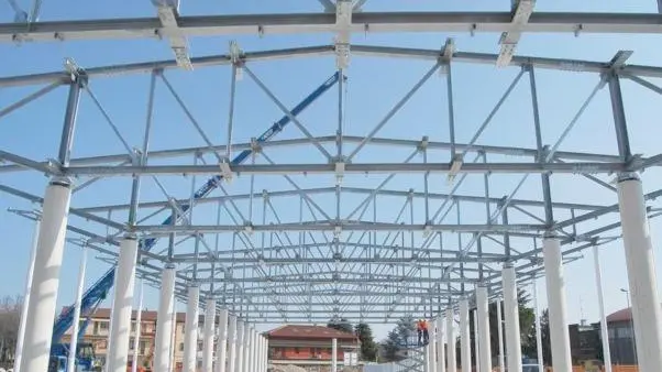 il nuovo terminal di Atvo in costruzione