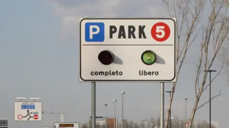 parcheggio P5 all'aeroporto Marco Polo di Venezia