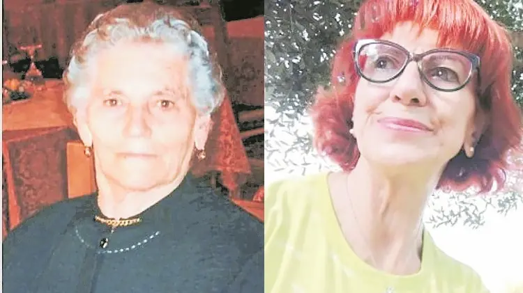 Emilia Moretto, vedova Speronello, e la figlia Marisa Speronello
