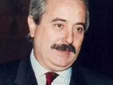 FOTO DI ARCHIVIO DI GIOVANNI FALCONE INSIEME A PAOLO BORSELLINO.*************** TRADUZIONE ***************FOTO DI ARCHIVIO DI IL GIOVANNI FALCONE INSIEME UN PAOLO BORSELLINO.