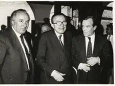 Bernini (a sinistra) con Giulio Andreotti nel 1989