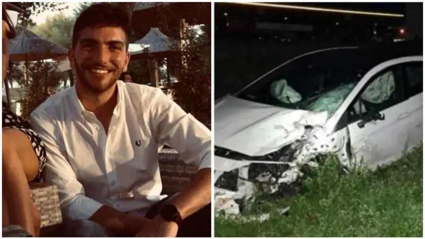 Paolo Cancian e il veicolo coinvolto nell'incidente