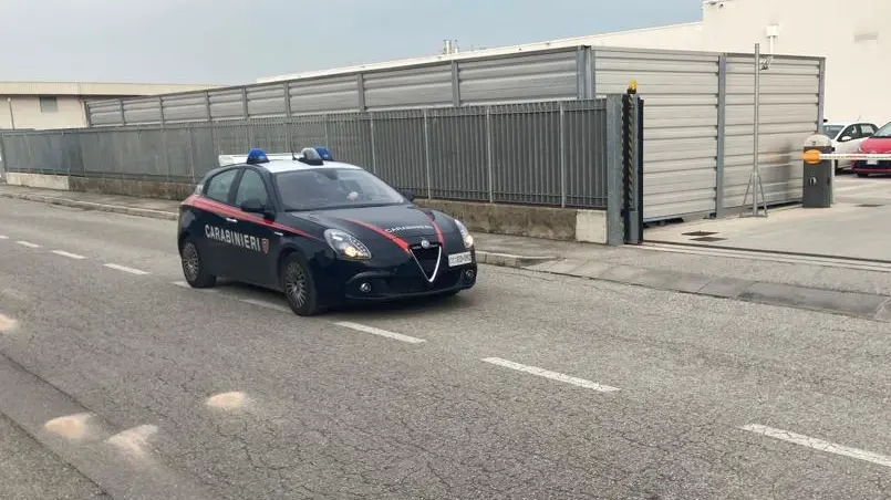 Il luogo dove sono state trovate tracce di sangue (foto Pòrcile)