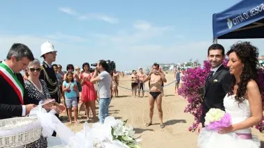 Matrimonio sulla spiaggia a Jesolo