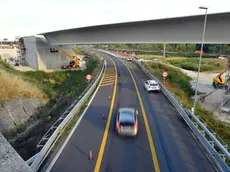 Il nuovo ponte sulla Venezia-Trieste nell'ambito delle opere per la terza corsia dell'A4