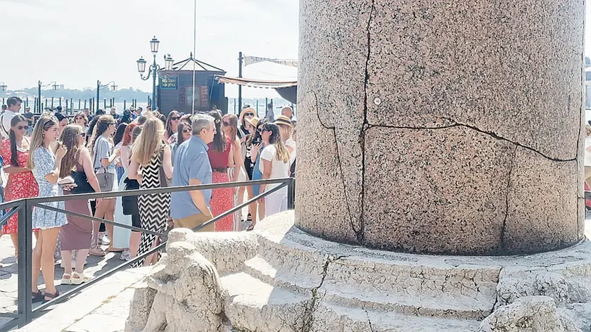 La colonna di San Todaro, attenzionata dal Comune