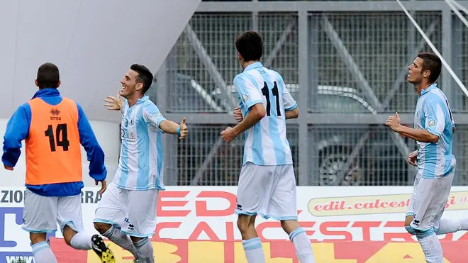 entella venezia esultanza gol guerra