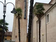 COLUCCI - DINO TOMMASELLA - PORTOGRUARO - TORRE CAMPANARIA CON STRISCIONE