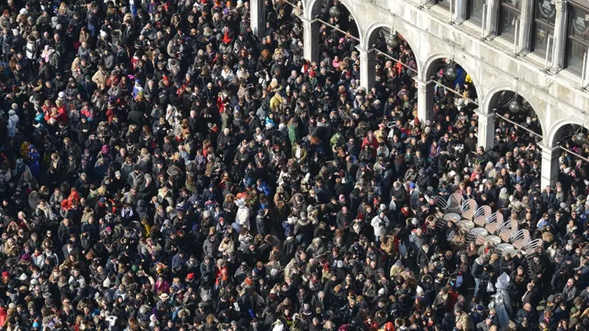 Turisti in piazza San Marco