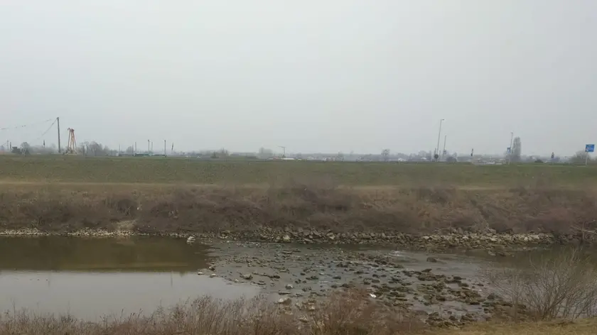Livello dell’acqua sempre più basso del fiume Brenta