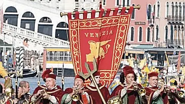 Interpress\M.Tagliapietra Venezia 06.09.2020.- Regata Storica 2020. Corteo Storico.