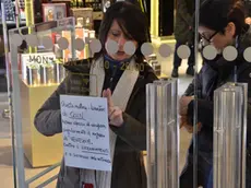 Interpress Gf.Tagliapietra. 19.03.2018.- COIN, negozio occupato dai dipendenti contro i licenziamenti.