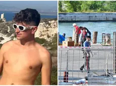 Marco Salvagno, 21 anni, e il luogo dell'incidente sul lavoro