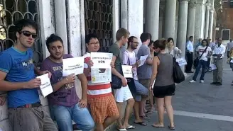 Gli esercenti di campo Santa Margherita in Comune