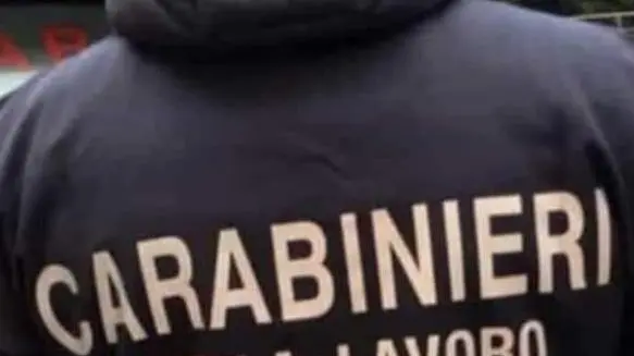 Un carabiniere del Nucleo ispettorato del lavoro