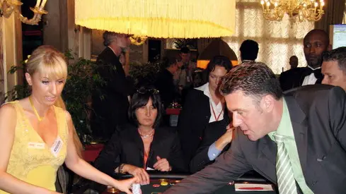 Bollis Interpress Venezia, 03.04.2008.- Casinò di Venezia, "European Dealer Championship" 2008,- Nella foto Monika Arendarska (Polonia)