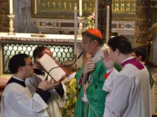 Interpress/ Gf:Tagliapietra. Basilica di San Marco." Giubileo" il Patriarca Francesco Moravia chiude la Porta Santa.