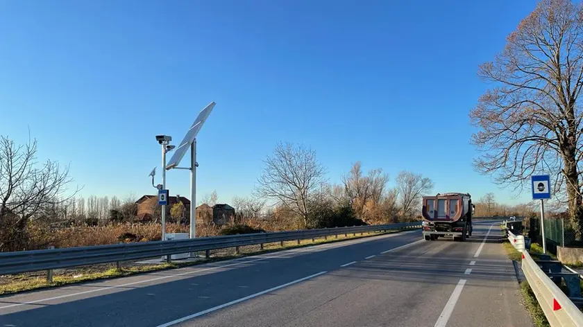 L'autovelox a Santa Maria di Piave