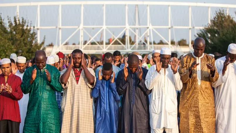 Foto Agenzia Candussi/ Morsego/ Mestre, parco San Giuliano/ Preghiera della Festa del Sacrificio "Eid Al Adha"