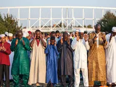 Foto Agenzia Candussi/ Morsego/ Mestre, parco San Giuliano/ Preghiera della Festa del Sacrificio "Eid Al Adha"