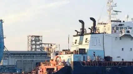 La banchina dell’ex Ilva a Porto Marghera