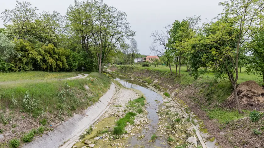 De Polo San Pietro di Feletto Siccità sul corso d'acqua Cervano