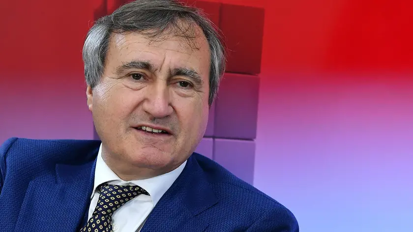 Il sindaco di Venezia, Luigi Brugnaro, durante un forum all'Ansa, Roma, 14 marzo 2019. ANSA / ETTORE FERRARI