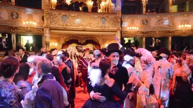 Un momento del Ballo della Cavalchina al teatro La Fenice