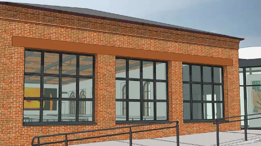 Il rendering del nuovo museo del vetro a Murano