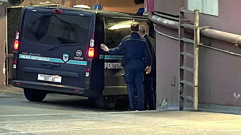 L’ingresso nel carcere di Padova di Boraso