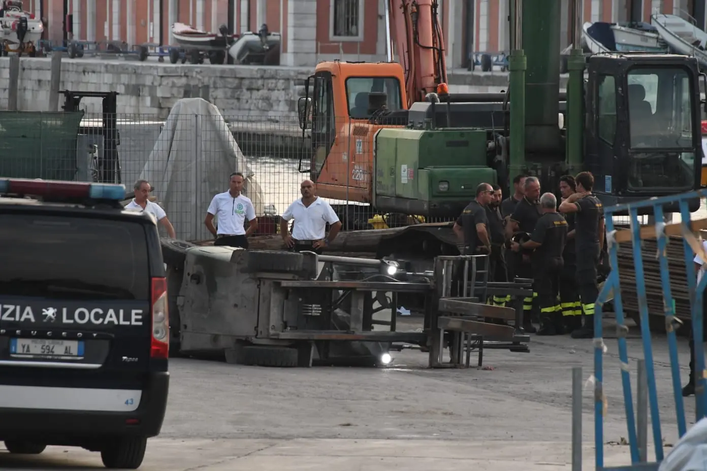 Il luogo della tragedia (foto Interpress)