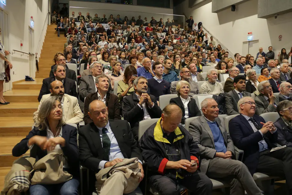 Foto Agenzia Candussi/ Chiarin/ Mestre, campus Ca Foscari via Torino/ Intitolazione dell'Auditorium del campus scientifico a Danilo Mainardi
