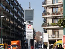 Cartelli ZTL e telecamere in via Pio X e Via San Rocco, Mestre.