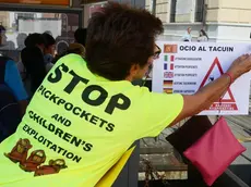 Interpress/M.Tagliapietra Venezia 06.08.2017.- Manifestazione contro borseggi. Stazione Santa Lucia, Ferrovia.
