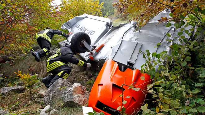 DeWolanski Borso Del Grappa aereo ultraleggero precipitato