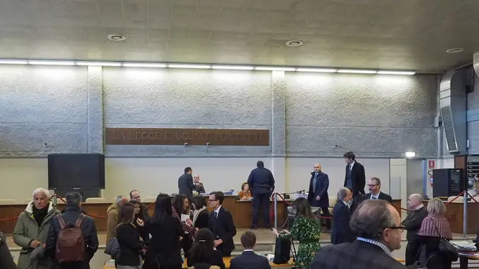 Fotoagenzia Candussi / Furlan / Aula Bunker Via delle messi , Mestre / Processo mafia Eraclea, nella foto