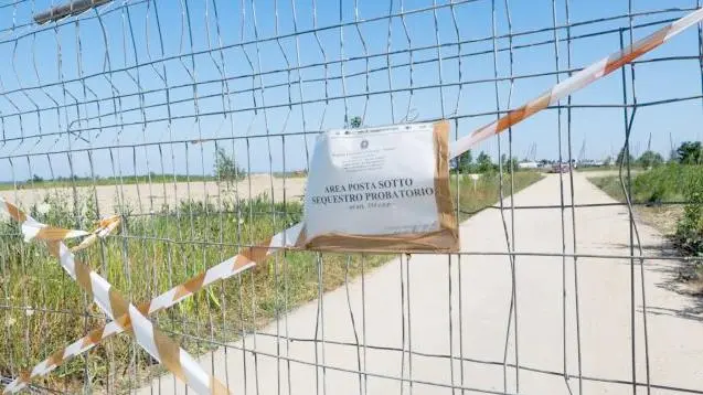 L’area del parco di San Giuliano che era stata messa sotto sequestro nel 2019