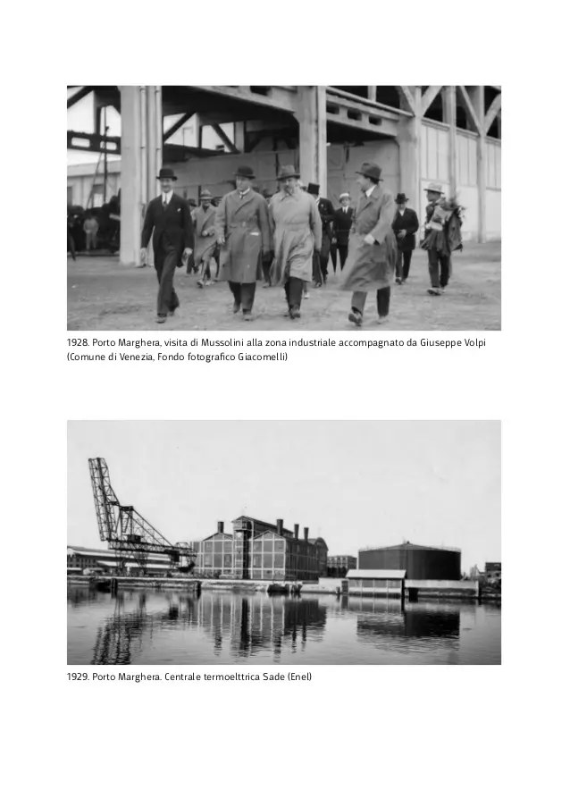 La centrale termoelettrica nel 1929