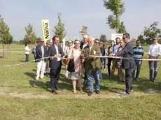 Inaugurazione dell'arboreto della Nuova Venezia al parco San Giuliano per celebrare i 30 anni dalla fondazione del quotidiano