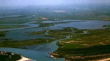 Una veduta della laguna di Caorle