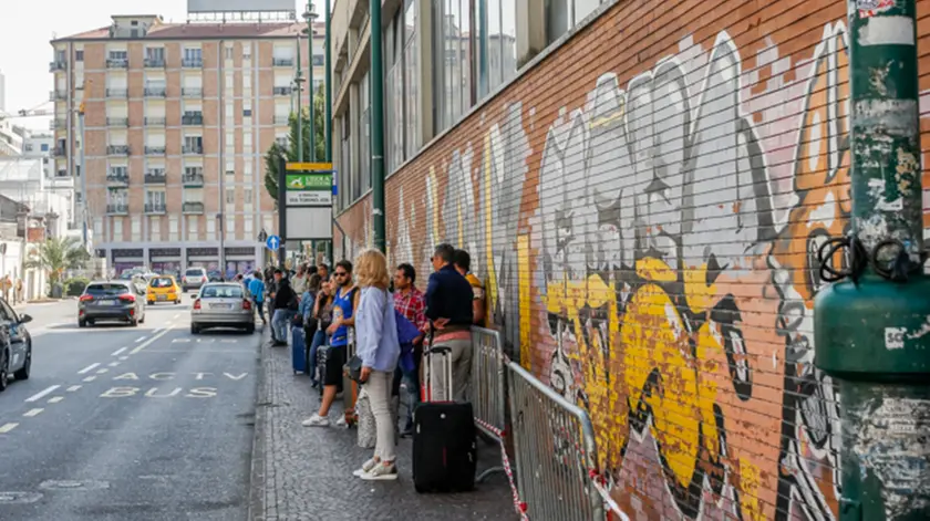 Foto Agenzia Candussi - CHIARIN- MESTRE VIALE STAZIONE -MESTRE VEDUTE EX PALAZZO POSTE TRANSENNATO PER CEDIMENTO