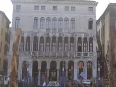 17/09/2014 Venezia. Nella foto il municipio, Ca'Farsetti, possibile luogo per la celebrazione del matrimonio di Clooney e Alamuddin