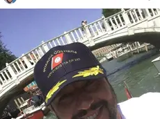 Matteo Salvini a Venezia (foto dal suo profilo instagram)