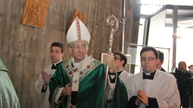 100° giornata mondiale dei migranti e dei rifugiati - Messa presieduta dal patriarca Moraglia nella chiesa del Sacro Cuore di Mestre