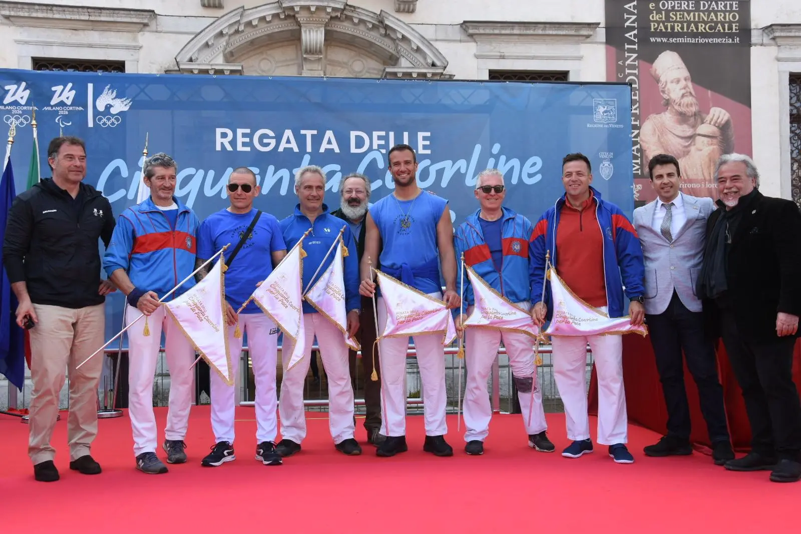 Seconda classificata la caorlina del Gruppo remiere Murano