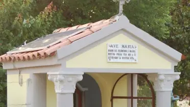 Il capitello che sarà illuminato da pannelli solari