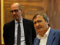 Agenzia Candussi, giornalista: Artico. Conferenza stampa del sindaco di Venezia Brugnaro e dell'assessore al bilancio Zuin, municipio di Mestre.