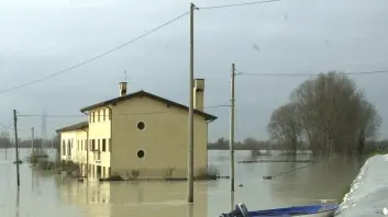 Una delle piene del fiume Livenza